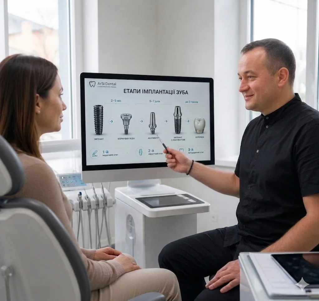Імплантація зубів в ArSi Dental
